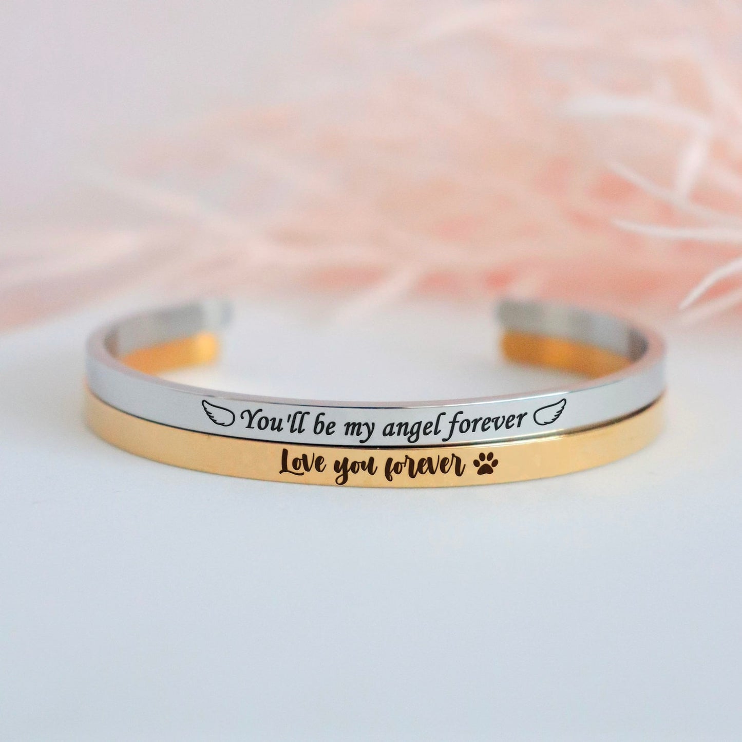 Engraved Cuff Bracelet – Personalized Open Bangle