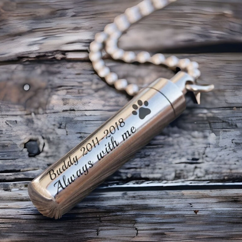 Customize Pets Loss Memorial Necklace-UNK04