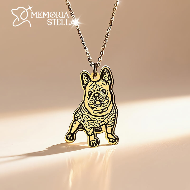 Custom Pet Portrait Necklace-Free Shipping