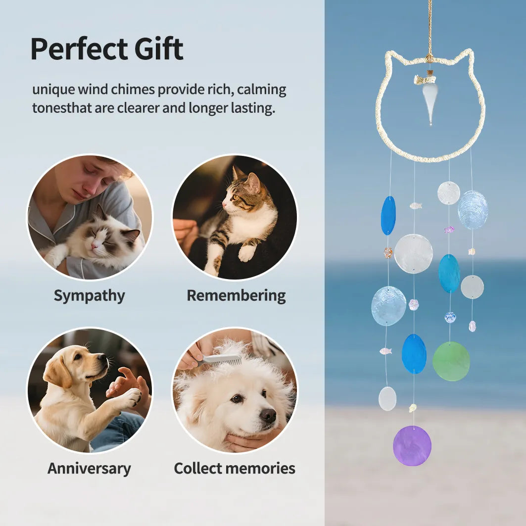 Memorial Wind Chime for Pets – Handmade with Love and Memories