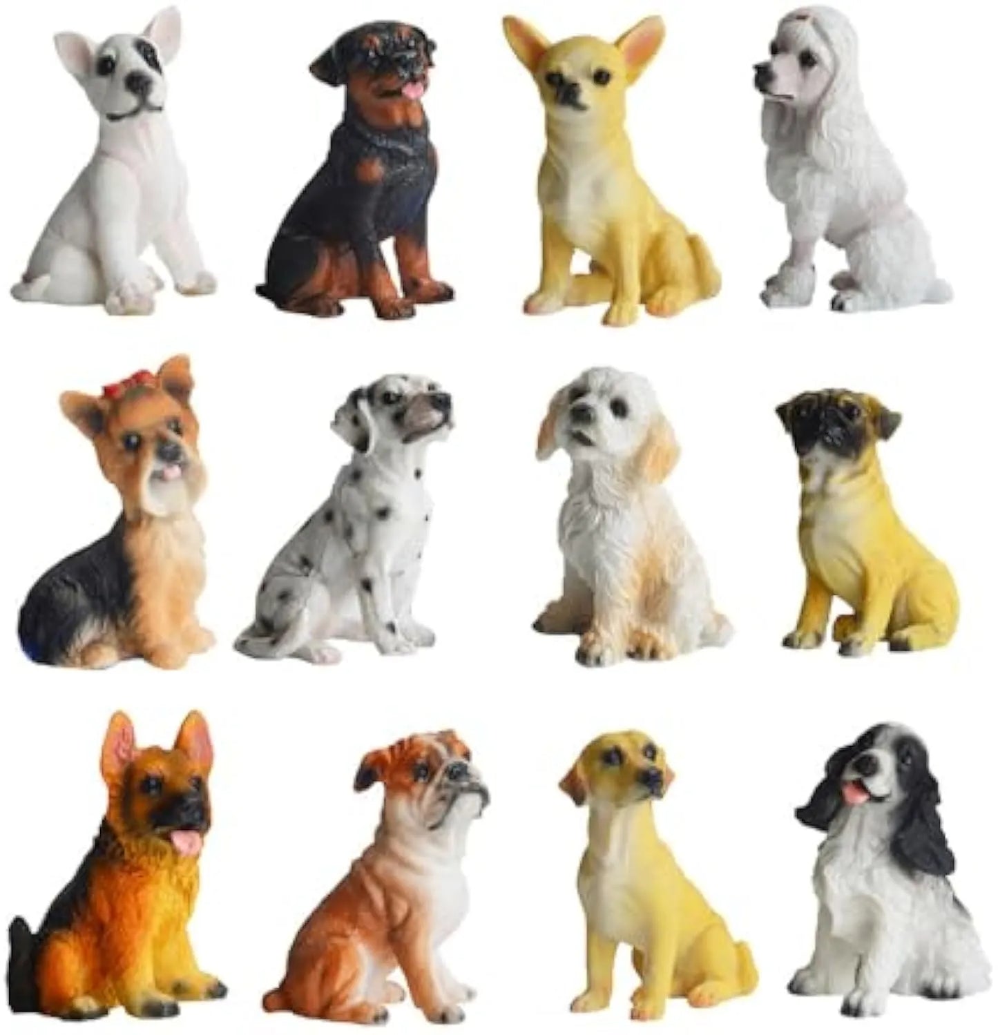Resin Puppy Figures