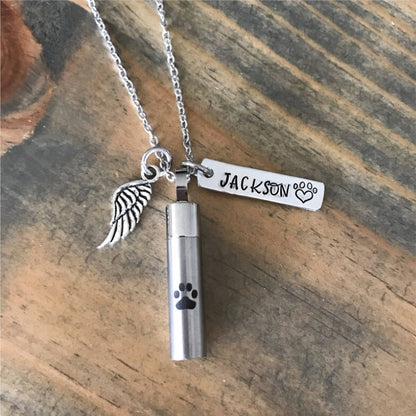 Personalized Stainless Pet Memorial Necklace-UNK03
