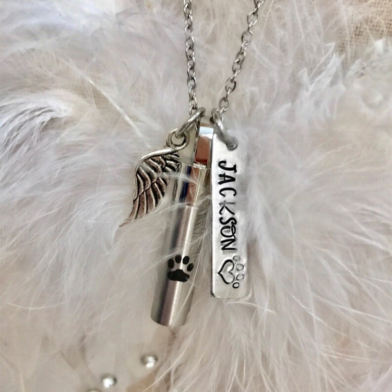Personalized Stainless Pet Memorial Necklace-UNK03