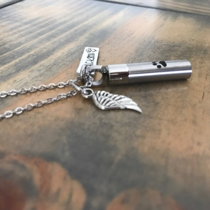 Personalized Stainless Pet Memorial Necklace-UNK03