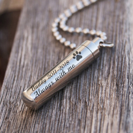 Customize Pets Loss Memorial Necklace-UNK04