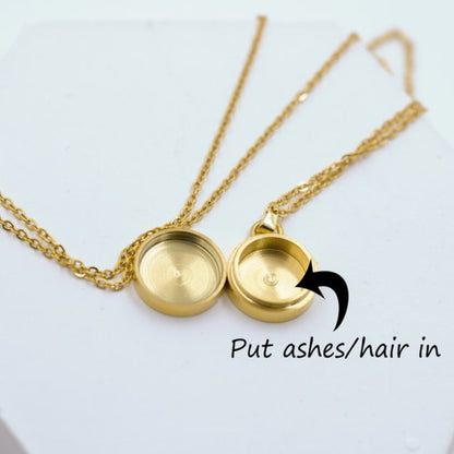 Custom Pet  Cremation Ashes Necklace UNK08