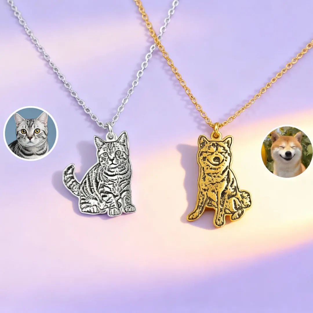 dog memorial necklace cat memorial necklace