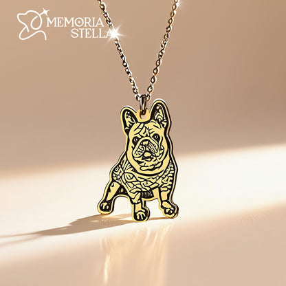 Custom Pet Portrait Necklace-Free Shipping