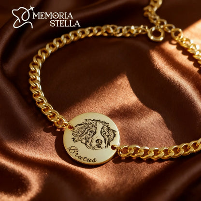 Men’s Pet Photo Bracelet