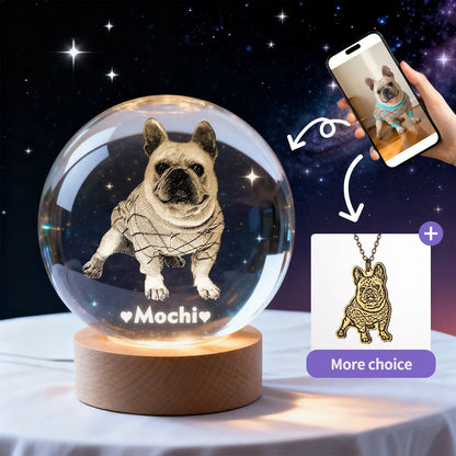 Custom Crystal Night Light-Ball