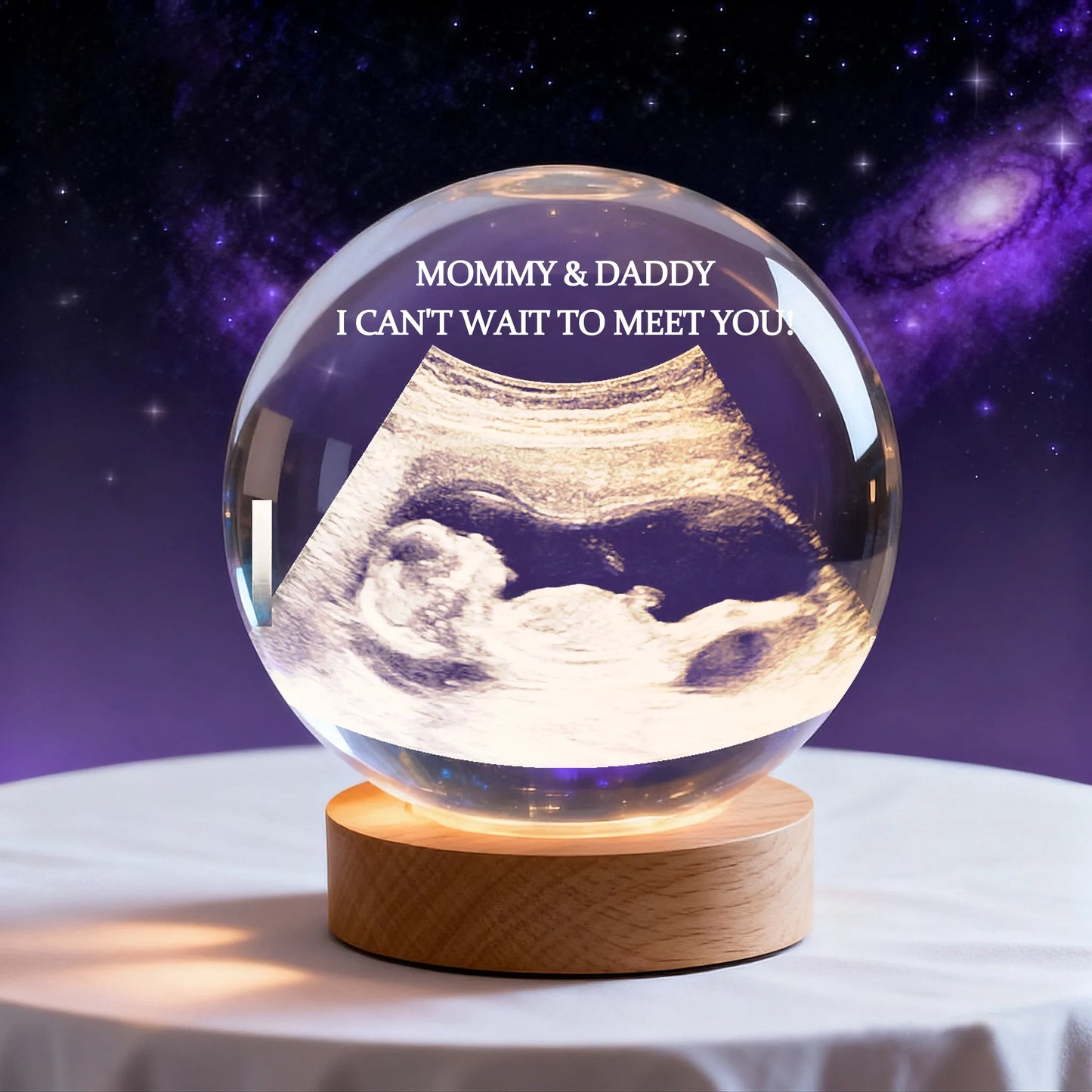 Custom Crystal Night Light-Ball