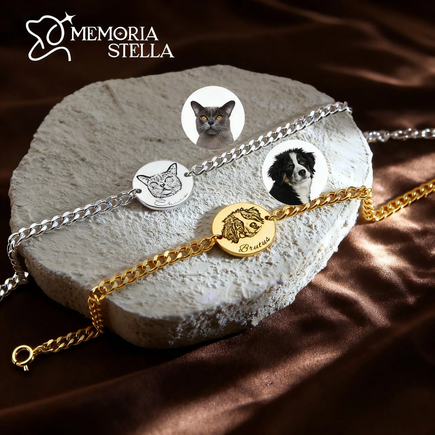 Men’s Pet Photo Bracelet