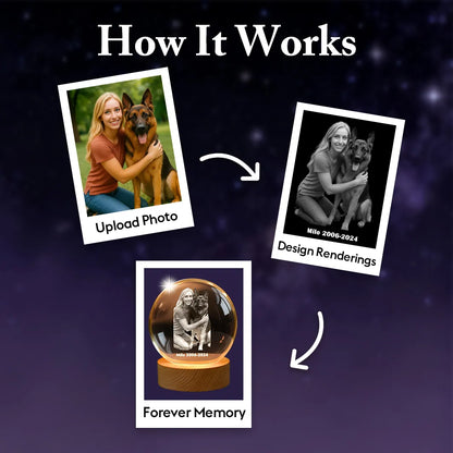 Custom Crystal Night Light-Ball