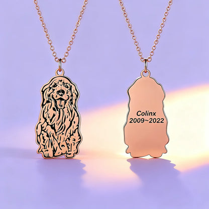 Custom Pet Memorial Necklace