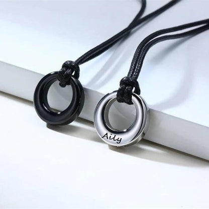 Customize Eternity Circle of Life Pets Ashes Necklace UNK02