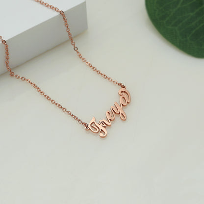✨ Custom Name Necklace (Script) – NK04