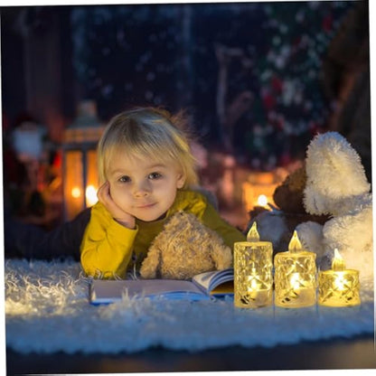 Flameless Candles with Switch 3Pcs