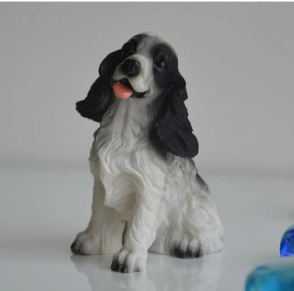 Resin Puppy Figures